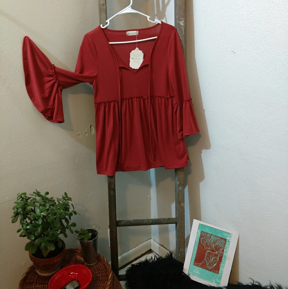 Darling gypsy boho Altered State top